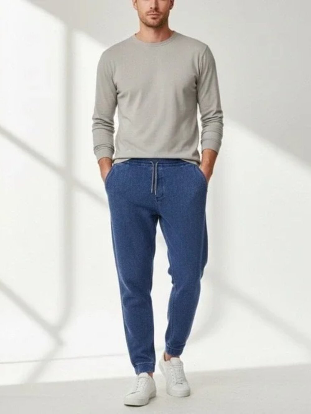 Taylor Stitch Après Pant in Washed Indigo Sashiko Men's Size L Casual Travel - Picture 13 of 13